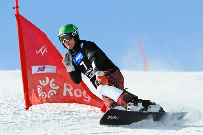 FIS Snowboard World Cup - Rogla SLO - Parallel Giant Slalom - PGS - Marguc Rok SLO © Miha Matavz